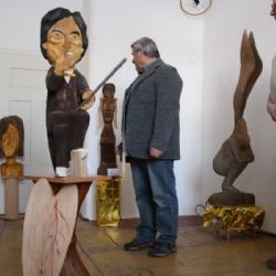 Žena mistra Kafuňka v kavárně Splněný sen