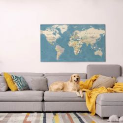 Obraz mapy světa: Mějte zeměkouli jako na dlani