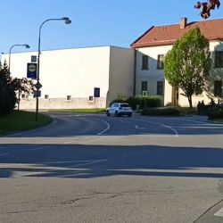 Nové Město na Moravě - kruhový objezd pro bezpečnější dopravu