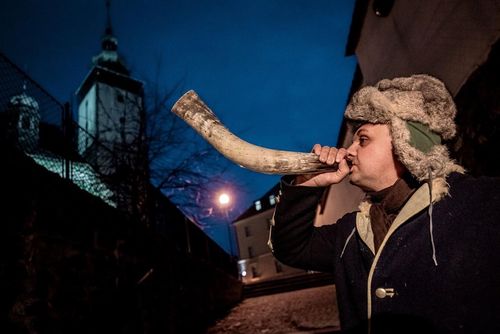 obrázek:Po 101 letech je v Jihlavě zpět ponocný