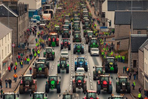 obrázek:Protesty farmářů: Traktory zpomalí dopravu na Vysočině