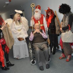 Mikulášská nadílka v pelhřimovském Domově s pečovatelskou službou