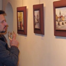 Obrazy Jiřího Kristena v pelhřimovské Galerii M