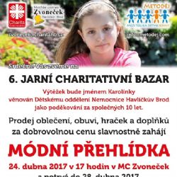 Kdo podpoří bazárek Zvonečku, podpoří i havlíčkobrodskou nemocnici