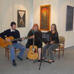 Pondělní podvečer ve velkomeziříčském muzeu patřil rodinné sešlosti výtvarníků