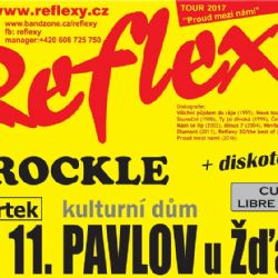 Kapela Reflexy koncertuje v Pavlově u Žďáru