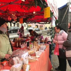 Vánoční náměstí v Třebíči 