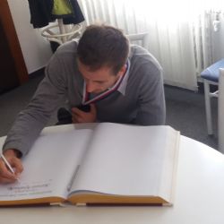 Mistra republiky přijali na havlíčkobrodské radnici 