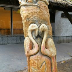 V Zoo Jihlava vznikly nové dominantní dřevořezby 