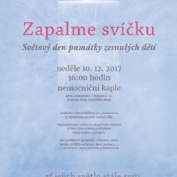 V Havlíčkově Brodě se připojí k mezinárodní akci Zapalme svíčku