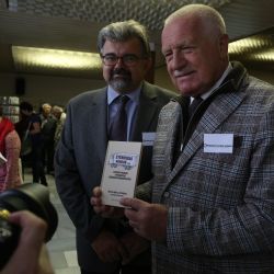 Václav Klaus v Brodě: pochválil knižní veletrh a zkritizoval evropské lídry