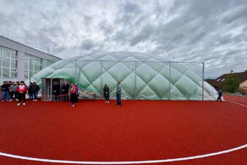 obrázek:Brtnice slaví: Nová nafukovací hala i cyklostezka na obzoru!