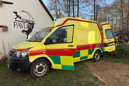 obrázek:Vyřazená sanitka z Vysočiny najde nové využití – pomůže zachraňovat zvířata