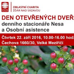  Den otevřených dveří denního stacionáře Nesa a Osobní asistence