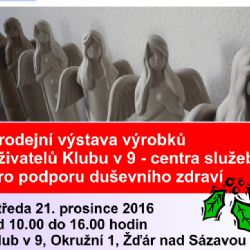 Prodejní výstava ve žďárském Klubu v 9