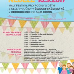 Den pro rodinu - Malý festival pro rodiny z celé Vysočiny