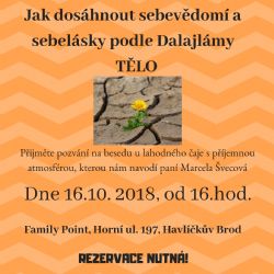 Jak dosáhnout sebevědomí a sebelásky podle Dalajlámy - TĚLO