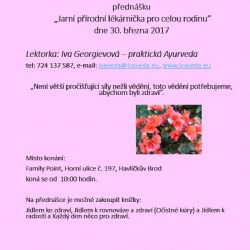 Jarní přírodní lékárnička pro celou rodinu