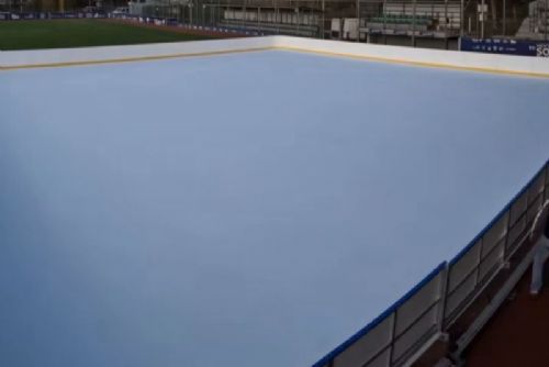 obrázek:Největší ekologické kluziště v Česku se otevře dnes v Havlíčkově Brodě