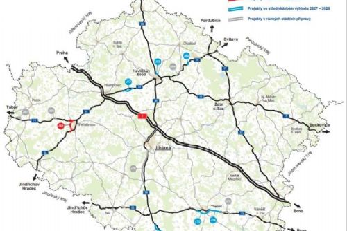 obrázek:Oprava obchvatu Moravských Budějovic: 140 milionů a provoz kyvadlově po dobu 77 dní