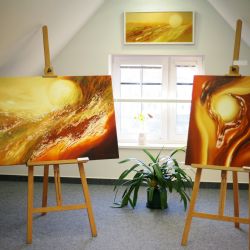 Jaroslava Tomišková vystavuje ve Světlé nad Sázavou v Galerii Na Půdě