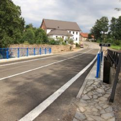 O víkendu skončila oprava mostu u Březinova mlýna v Hamrech nad Sázavou