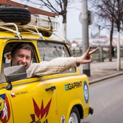 Trabantem Hedvábnou stezkou s Danem Přibáněm přes Havlíčkův Brod