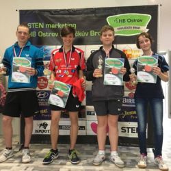 Brodský turnaj stolního tenisu ovládli domácí