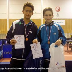 Brodští stolní tenisté vezou medaile ze severu Moravy