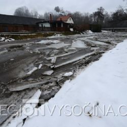 Hladiny řek na Vysočině stoupají