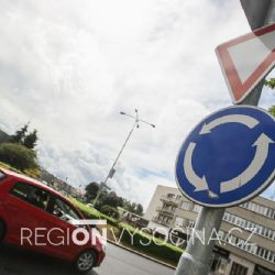 Kruhový objezd v Havlíčkově Brodě znovu průjezdný