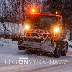 Vysočinu na začátku roku potrápily přívaly sněhu