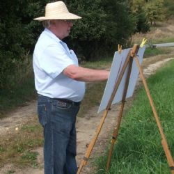 V Jemnici představí své práce dačický výtvarník Jiří Albrecht