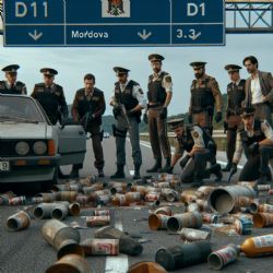 Autobus plný moldavského alkoholu a cigaret