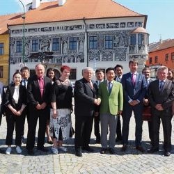 Zástupci Třebíče a jihokorejského města Ulju-Gun podepsali memorandum o porozumeˇní