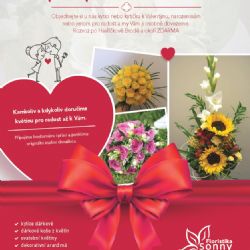 Darujte na Valentýna kytičku