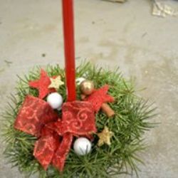  Vánoční svícen oživí štědrovečerní tabuli