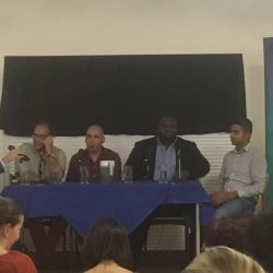 Studenti LŽŠ	viděli film CZizincII/Mygranti. Pak diskutovali o rasismu