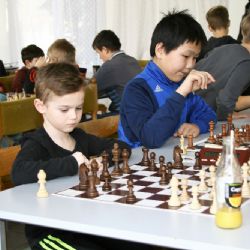 Mladí šachisté na Prázdninovém šachovém turnaji dětí Zima 2017 v Havlíčkově Brodě