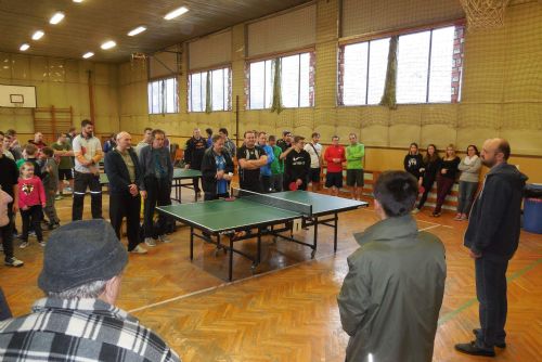 Foto: Vánoční turnaj stolních tenistů ve Vladislavi