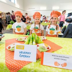 Finále celorepublikové kuchařské soutěže ovládly děti z mateřské školy v Ořechově na Vysočině