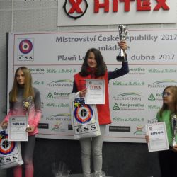Pavlína Nymburská z Černovic je mistryní České republiky ve střelbě ze vzduchové pušky