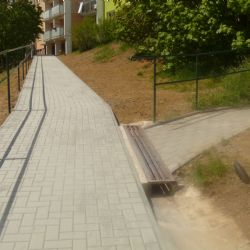 Třebíč má opravené chodníky v ulicích Novodvorská a Brněnská