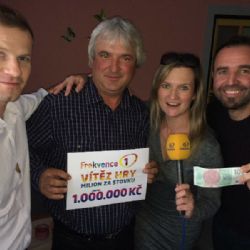 Poslouchal Frekvenci 1, našel stovku a vyhrál milion